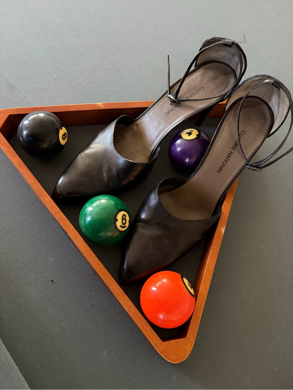 37 1/2 Costume Nationale Soft Leather Stilettos